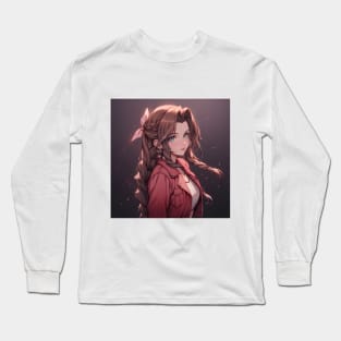 cute aerith Long Sleeve T-Shirt